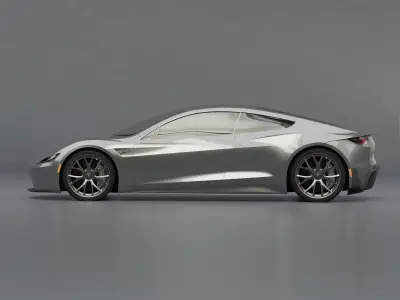 Tesla Roadster 2020 3D model