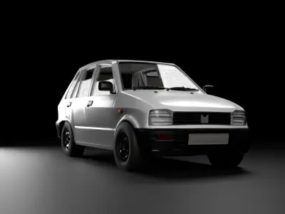 Maruti Car 800 eight hundred 3D model Free 3D model