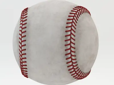Rawlings ROLB Official League Baseball 4K Low-poly 3D model