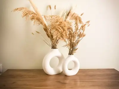 Donut Vase Boho Style 2 Size 3D print model