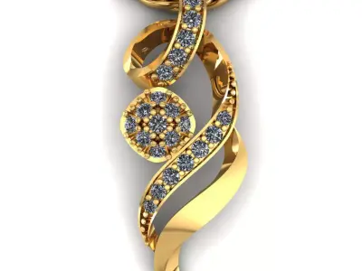 Stone Pendant 3D print model