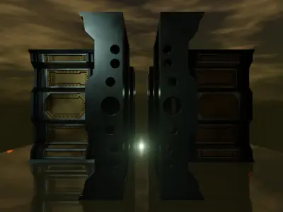 JUNCTIONS STEAMPUNK PACKAGE - RogueFilmProductions Low-poly 3D model