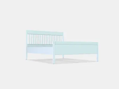 IDANAS Bed frame 23 Low-poly 3D model