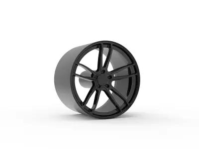 AMERICAN RACING MACH FIVE WHEEL 3D PRINT MODEL 3D print model
