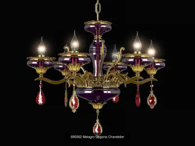 695 Melagro Osgona Collection of Vintage Lamps 3D Model Pack