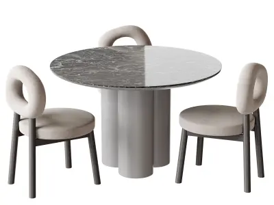 Dining table SOLFORD 2 3D model
