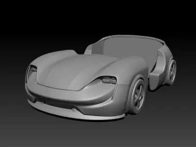 sports car 3D print model purchase
