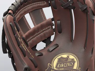 Baseball Glove  3D model