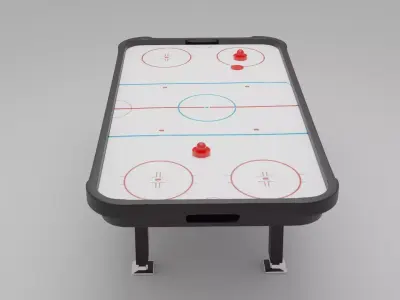 3D Air Hockey Table - Blender 3D model