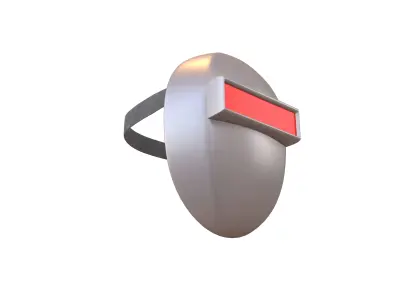 Welding Mask v1 006 Low-poly 3D model