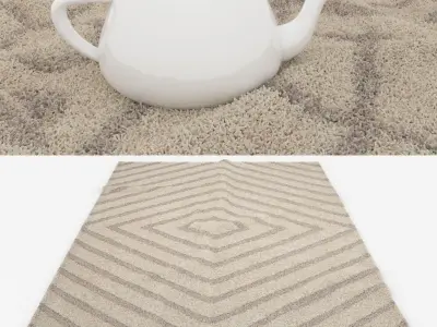 Rugs No 295 Low-poly 3D model
