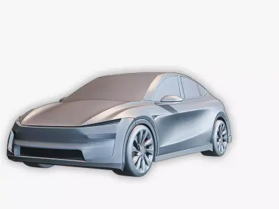 Tesla Model Y 2025 High-Detail 3D Model 3D model