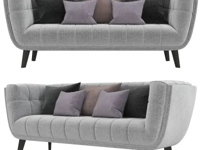 Modway Bestow Upholstered Fabric Sofa 3d model Low-poly 3D model