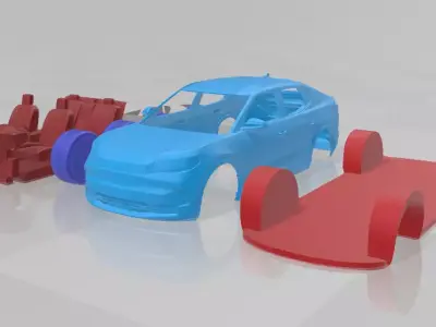 Capri 2025 - Separate Parts STL Model 3D print model