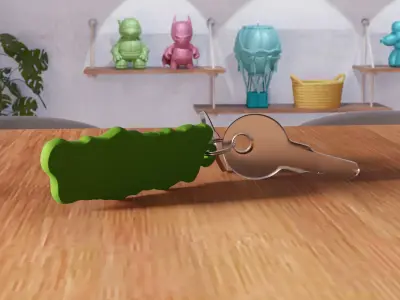 Winter Magic Cozy Nights Keychain - 462 3D print model