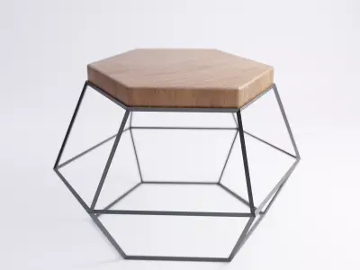 side table 6  Free low-poly 3D model