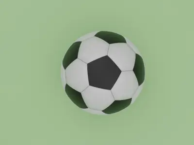 Soccer Ball 3D model 17
