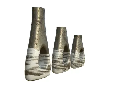 Decor Vase Set 3D model