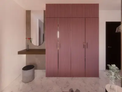 BEDROOM INTERIOR 3D model 8