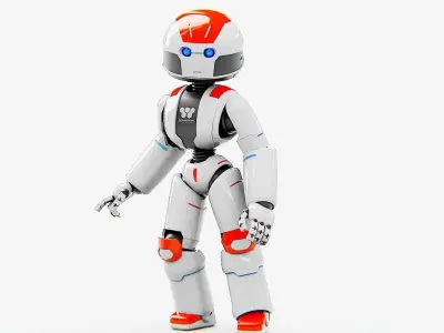 TOY BOT  Rigged for Unreal Engine - Unity - MIXAMO  3D model