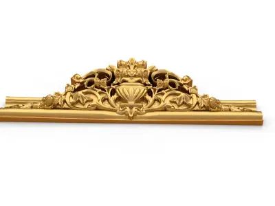 Classic decor ornament carved 06 3D model
