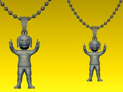 NCAA - Necklaces Valparaiso University - Hanging Figurine 3D print model