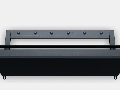 HEMNES Hutablage Low-poly 3D model