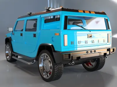 Hummer H2 3D Model 3D model