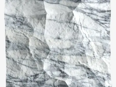 377-RockPanel marble wall art transparent 3D model