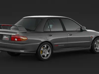Mitsubishi Lancer Evolution GSR 3D model