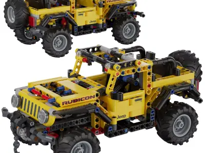 Lego - 42122 Jeep Wrangler 3D model