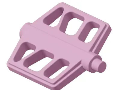 Plastic Exquisite Bike Pedal Toy 3D model