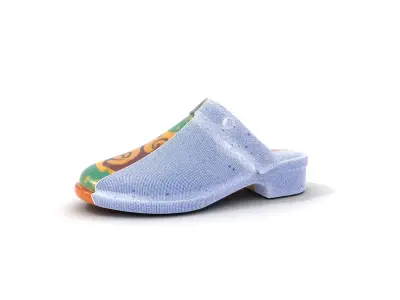 Bohemian Patterned Clog model pack Low-poly 3D model