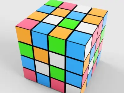 Rubiks cube 3D model