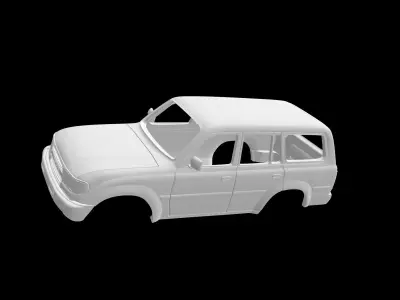Toyota Land Cruiser 80 3D print model