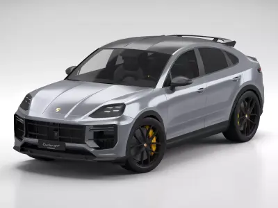 Porsche Cayenne Turbo GT 2024 - Chalk 3D model