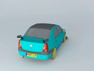 Dacia Logan Targa Racer Free 3D model