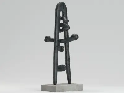 Isamu Noguchi Sculpture 3D model