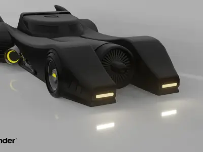 Batmobile 3D model