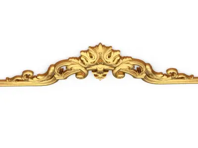 Classic carved decor ornament 399 3D model