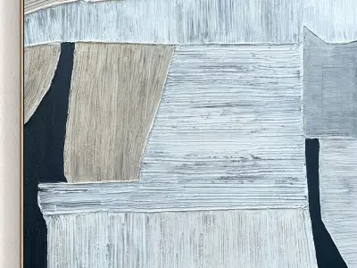 Plaster Two Photo Frame 267 Low-poly 3D model