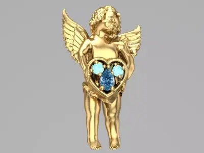 baby angel Free 3D print model purchase