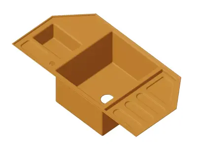 Plastic Stylish Kitchen Sink Toy 3D model