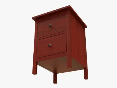 Bedside table 01 3D model