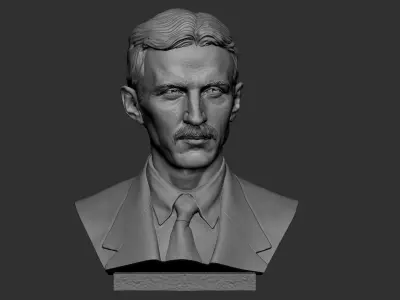 Nikola Tesla 3D print model