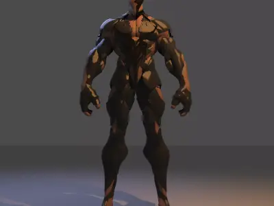 3D Medieval Knight Armor  Low Poly  Game Ready 3D model