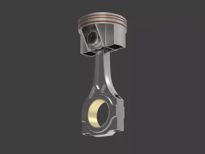 Engine Piston Assembly 3D print model