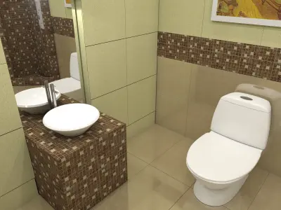 Bathroom 03 3D model