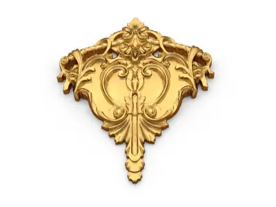 Classic carved decor ornament 482 3D print model