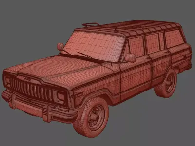 Jeep wagoneer 3D model